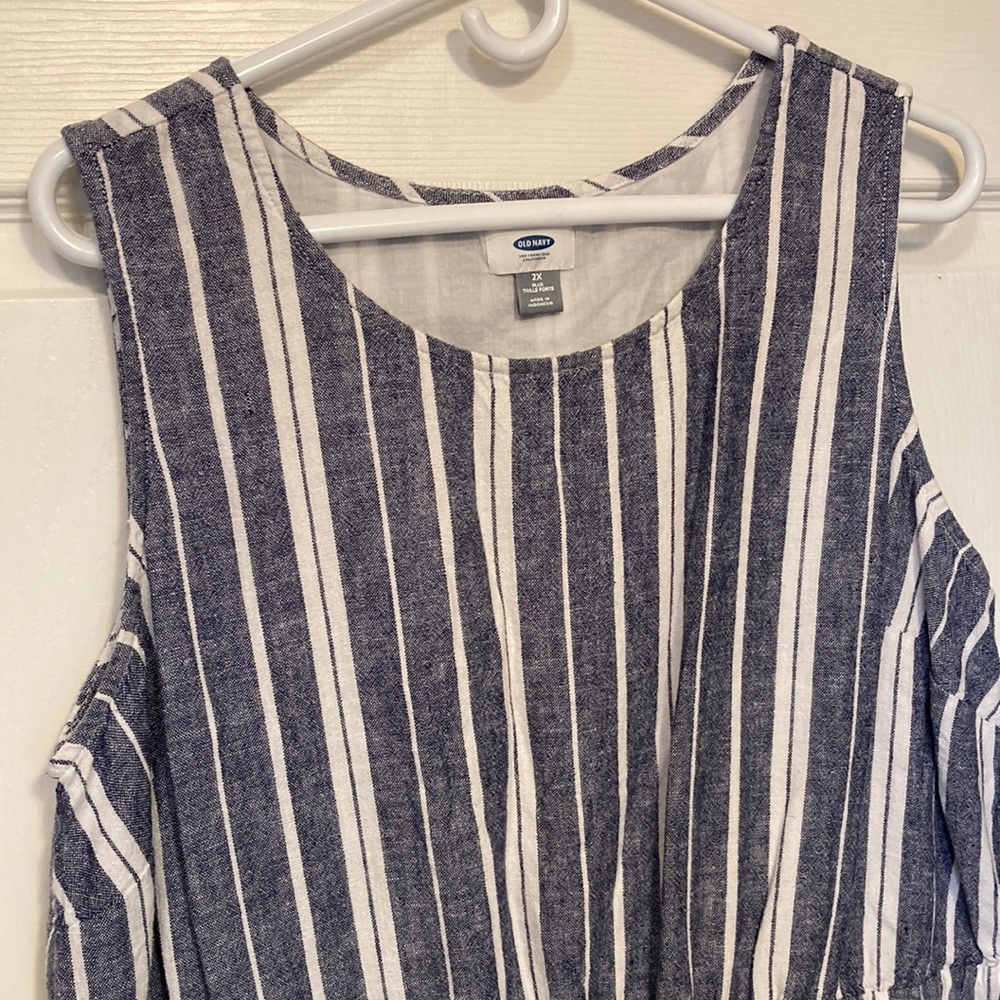 EUC Old Navy Sleeveless Linen Dress 2X